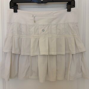 Lululemon White Skort Skirt 6Tall
